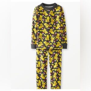 Pokemon Pikachu Kids Pajama Set - Yellow and Gray